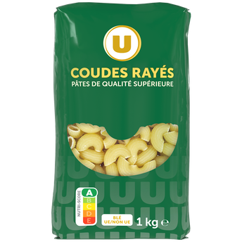 Image de U
Coudes rayés qualité supérieure, sachet de