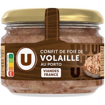 Image de U
Confit de foie de volaille au porto verrine
