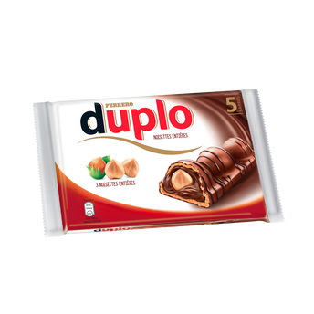 Image de Barres chocolatées au lait et noisettes entières DUPLO, T5