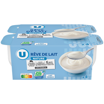 Image de U
Dessert lacté Rêve de lait nature