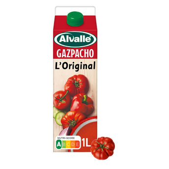 Image de Gazpacho soupe froide de légumes ALVALLE - Brique