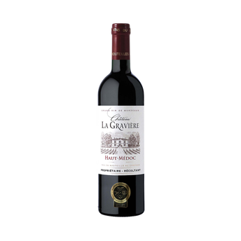 Image de Vin Rouge Haut-Médoc AOP, Vin rouge, Château la Gravière 2020