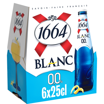 Image de Bière blanche sans alcool 1664, 0,0° - Bouteilles
