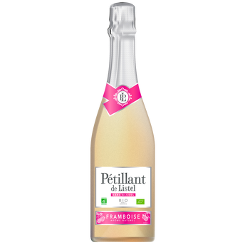Image de Pétillant de LISTEL sans alcool aromatisé framboise bio