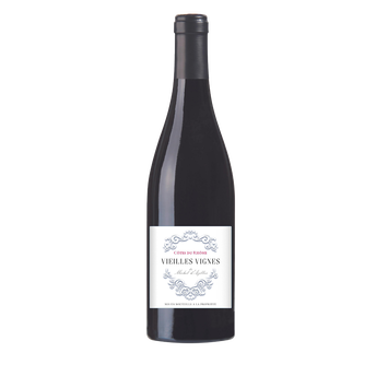 Image de Vin rouge AOP Côtes du Rhône vieilles vignes de Michel d'Azilles, 13.5°, bouteille de