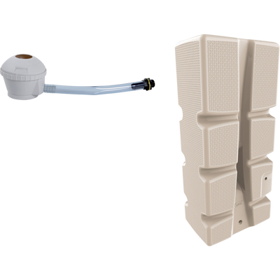 Recuperateur Eau Nouveau Design Eda 310l Beige Robinet