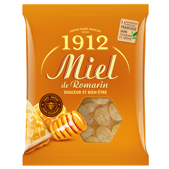 Image de Bonbons au miel de romarin Verquin sachet