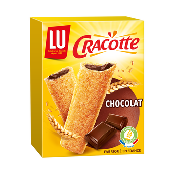 Image de Biscottes fourrées au chocolat CRACOTTE - Paquet de
