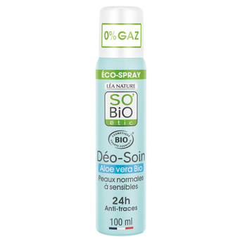 Image de Déodorant soin extra doux au gel d'aloe vera SO BIO spray