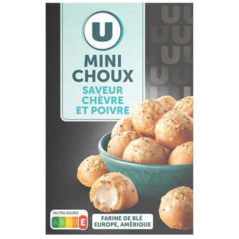 Image de U
Mini choux saveur chèvre et poivre paquet de