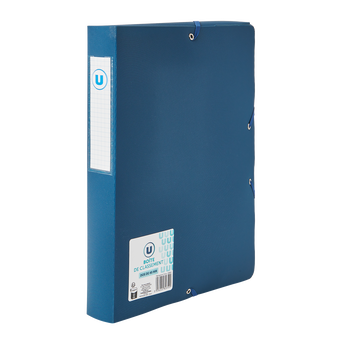 Image de U
Boite classement 24x32cm dos 40mm polypro bleu
