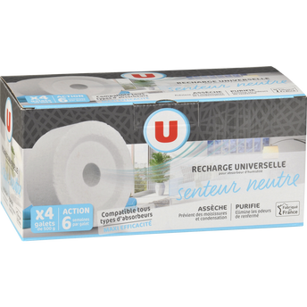 Image de U
Recharges galet 500 gr parfum neutre pack de