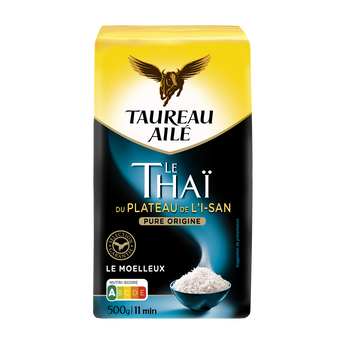 Image de Riz thaï du plateau de l'is-an TAUREAU AILE étui