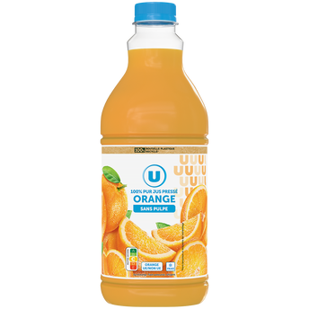 Image de U
Pur jus d'orange s/p.flash pasteurisé, refrigéré - pet