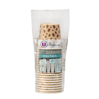 Image de U MAISON
Gobelet café 10cl 20