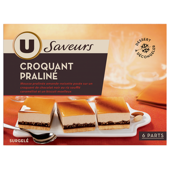 Image de U SAVEURS
Dessert glacé Croquant praliné