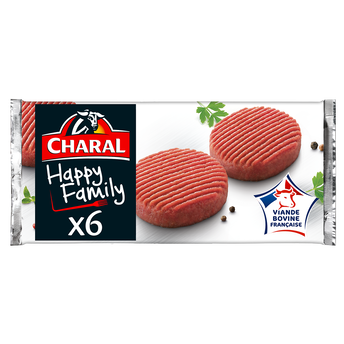 Image de Haché Happy Family CHARAL - 6x100g