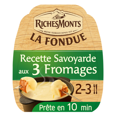 Recette Fondue savoyarde aux 3 fromages