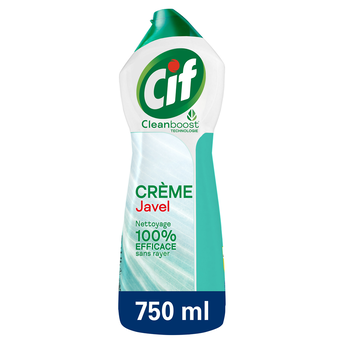 Image de Crème à récurer multi surfaces clean boost javel CIF