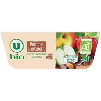 Image de U BIO
Dessert fruitier pomme châtaigne