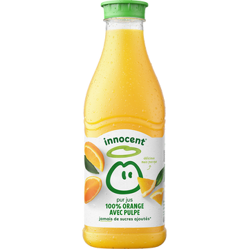 Innocent Pur Jus D'orange Avec Pulpe Réfrigéré Innocent, 900ml
