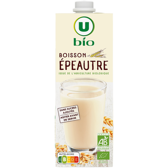 Image de U BIO
Boisson épeautre sans sucres ajoutés brique 1