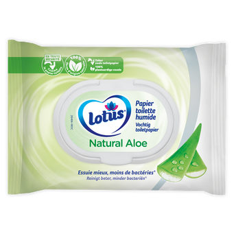 Image de Papier toilette humide aloe douceur LOTUS, 42