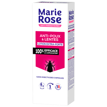 Image de Lotion extra forte anti-poux et lentes MARIE ROSE