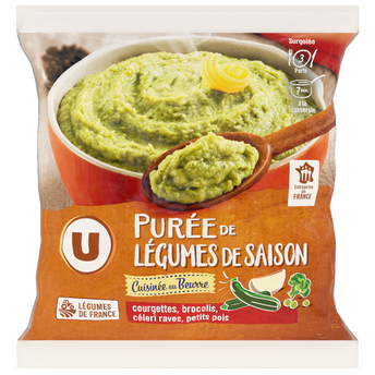 Image de U
Purée de légumes de saison cuisinée