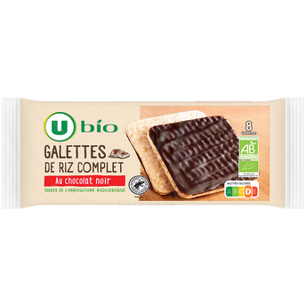 Image de U BIO
Galette de riz au chocolat noir