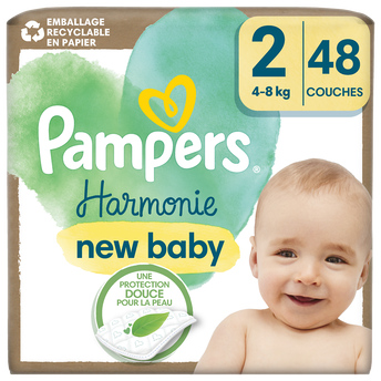 Image de Couches Géant PAMPERS Harmonie T2