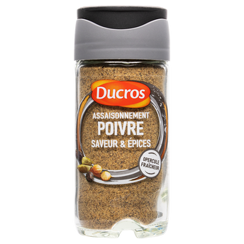 Image de Poivre gris saveur moulu DUCROS