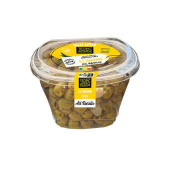 Image de Olive verte dénoyautée à l'Italienne, barquette