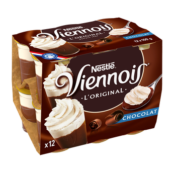 Image de Liégeois au Chocolat VIENNOIS - 12 pots de