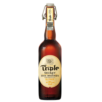 Image de Bière blonde, Secret Des Moines, Triple 8°, bouteille de