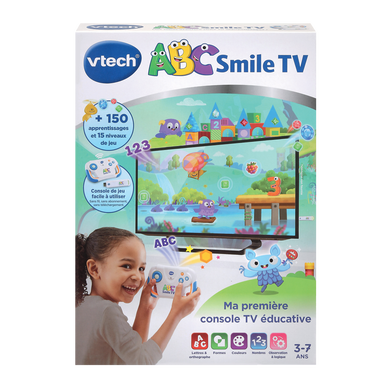 VTECH - ABC smile tv ma première console - Dès 3 ans - Super U