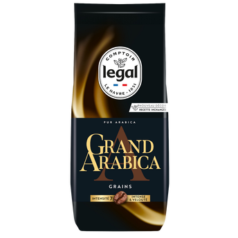 Image de Café en grains LEGAL GRAND ARABICA INTENSE ET VELOUTE N°7