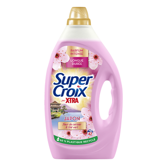 Image de SUPER CROIX - Lessive liquide - Fleur de cerisier - 42 lavages