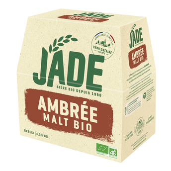 Image de Bière ambrée biologique 4,5° JADE