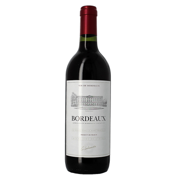 Image de Vin Rouge Bordeaux rouge AOP, bouteille de