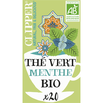 Image de Thé vert Bio Menthe CLIPPER - 20 sachets