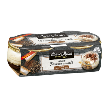 Marie Morin Tiramisu Au Café De Colombie Marie Morin - 2 Pots De 80g