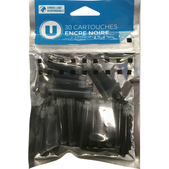 Image de U
Cartouche d'encre courte noire, pack de