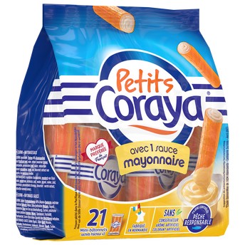 Image de Bâtonnets de surimi et sauce mayonnaise, LES PETITS CORAYA