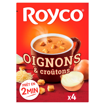 Image de Soupe grâtinée aux oignons et croûtons ROYCO, 4 sachets