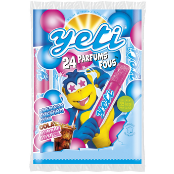 Image de Sucettes glace à l'eau arômes parfums fous YETI