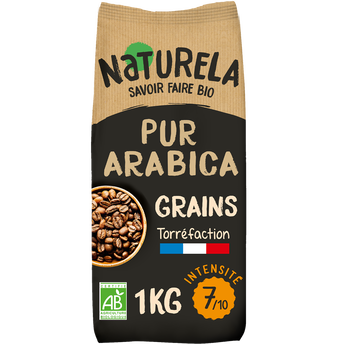 Image de Café en grains Bio NATURELA PUR ARABICA N°7 - Hors Union Européenne