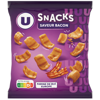 Image de U
Snacks goût bacon sachet de