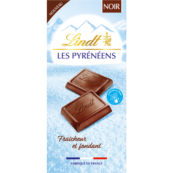 Image de Chocolat noir Les Pyrénéens LINDT, Tablette de