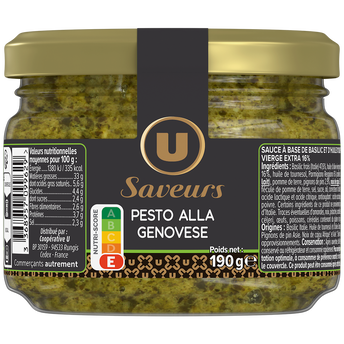 Image de U SAVEURS
Sauce pesto alla genovese  bocal de